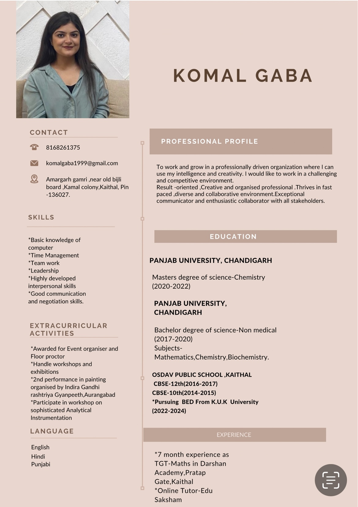 Komal Gaba